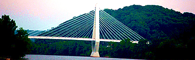 Image of Bridge of Honor in Pomeroy, Ohio
